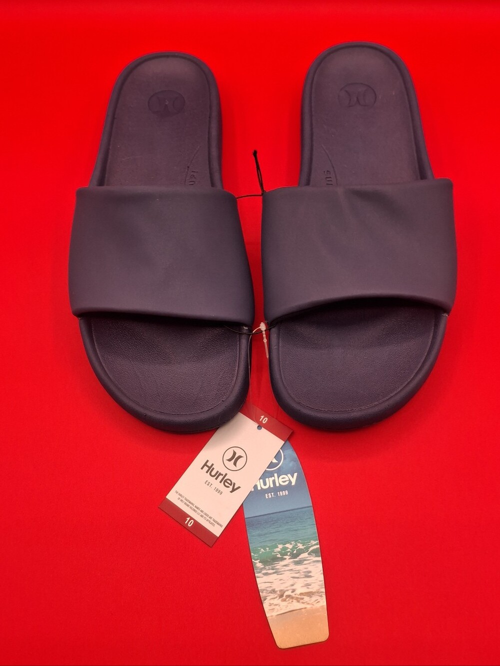 Hurley Men’s Navy Slide Sandals - Navy